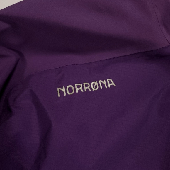 Norrona Falketind GORE-TEX Pac-lite Shell Jacket Men's XXL 2XL Purple EUC! - Picture 5 of 16